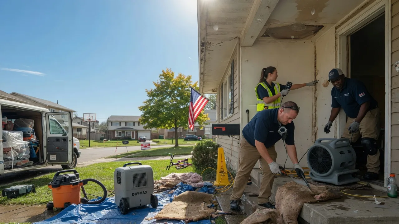 Water Damage Restoration in Lincoln, IL near me
